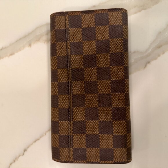 Louis Vuitton "Sarah" Wallet in Damier Ebene - Picture 8 of 14